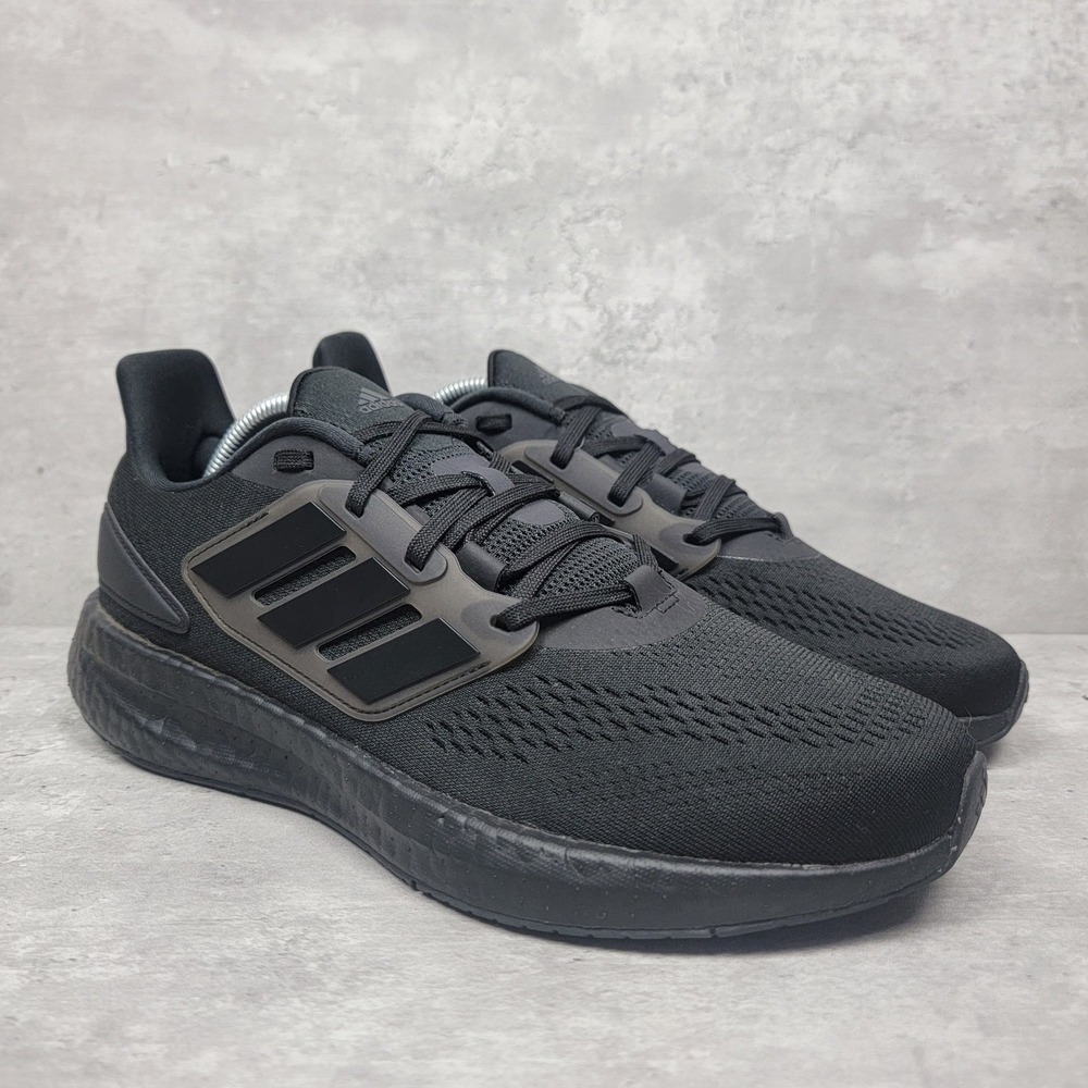 ADIDAS Womens Running Shoes Size 10 Pureboost 22 Triple Black Trainers Sneakers